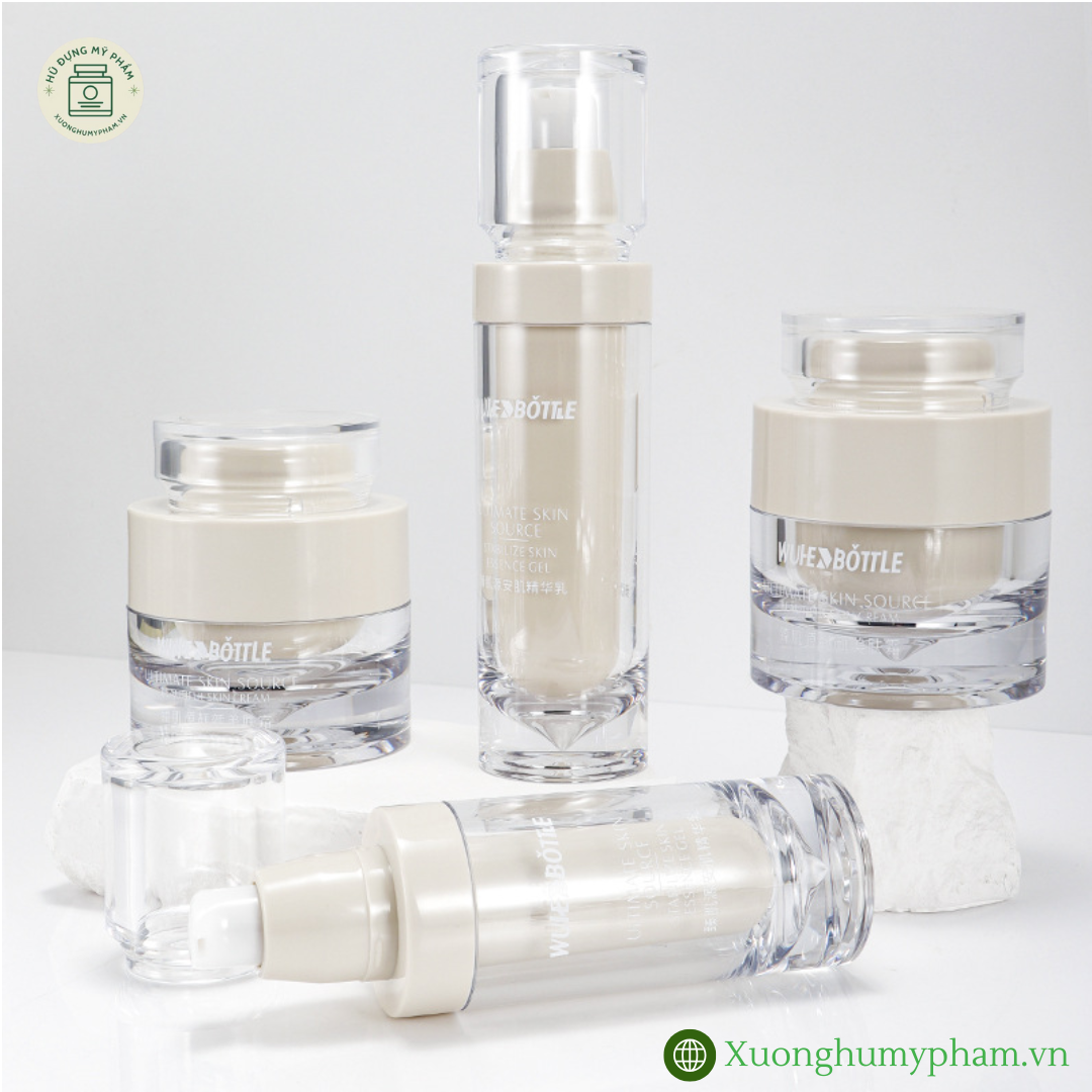 Tổng hợp các mẫu hũ đựng mỹ phẩm phổ biến nhất cho mọi nhu cầu