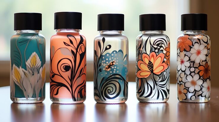 in ấn chai lọ mỹ phẩm