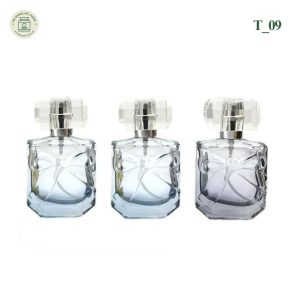 Chai nước hoa thủy tinh 30ml thiết kế nơ nổi mã T_09