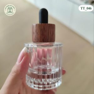 chai đựng serum thủy tinh