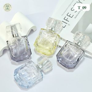 Thiết kế nơ nổi độc đáo trên thân chai nước hoa mã T_09