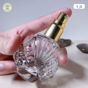 Mẫu chai chiết nước hoa thủy tinh sọc mã T_22
