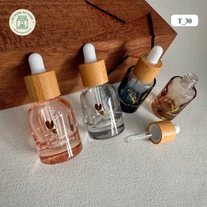 Mẫu chai Serum thủy tinh mini mã T_30