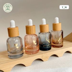 Mẫu chai Serum thủy tinh mini mã T_30