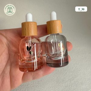 Mẫu chai Serum thủy tinh mini mã T_30