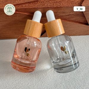 Mẫu chai Serum thủy tinh mini mã T_30