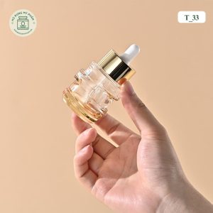 Chai Serum thủy tinh vòng xoắn mã T_33