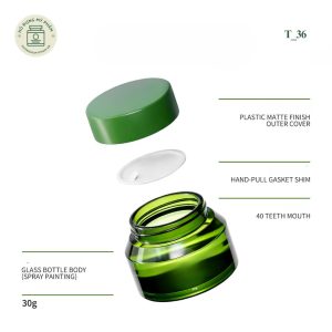 Mẫu hũ mỹ phẩm thủy tinh cao cấp mã T_36