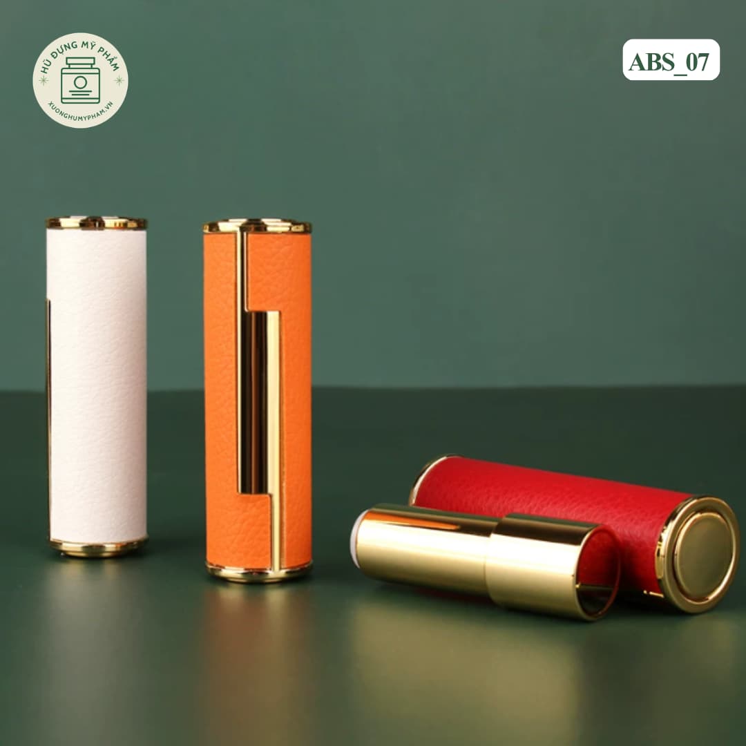Mẫu vỏ son bấm bọc da cao cấp ABS_07
