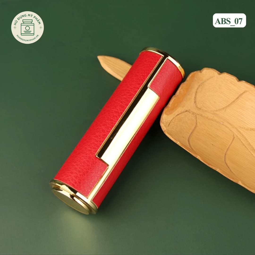 Mẫu vỏ son bấm bọc da cao cấp ABS_07