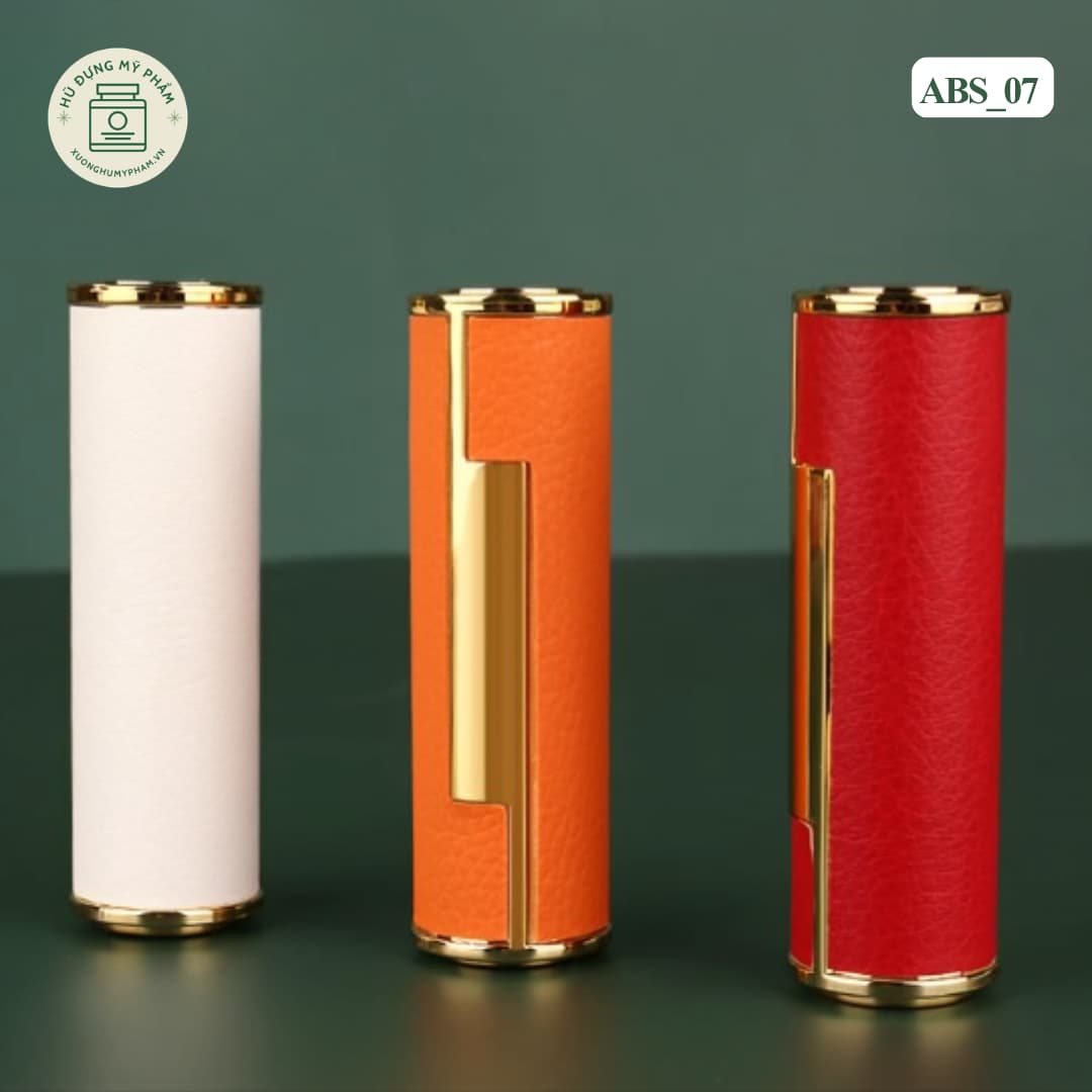 Mẫu vỏ son bấm bọc da cao cấp ABS_07