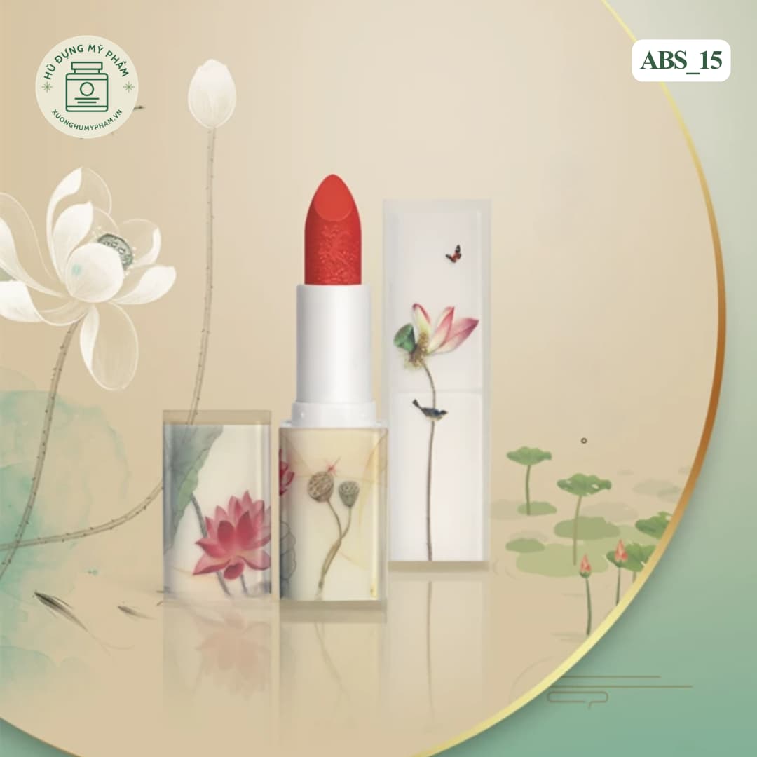 Vỏ Son Thỏi Cố Cung Hoa Sen ABS_15