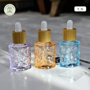 Mẫu chai Serum thủy tinh T_31
